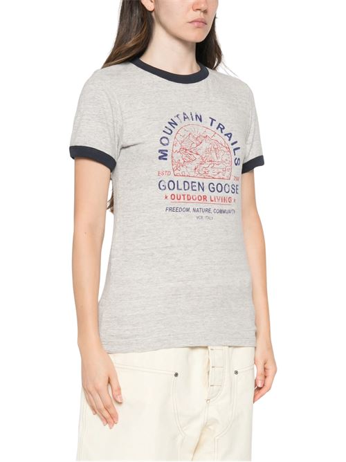 T-shirt con stampa GOLDEN GOOSE | GWP02768P00264260717